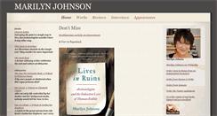 Desktop Screenshot of marilynjohnson.net